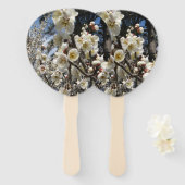 白さくらんぼの花/桜/ サクラ(桜) ハンドファン (正面&裏面)