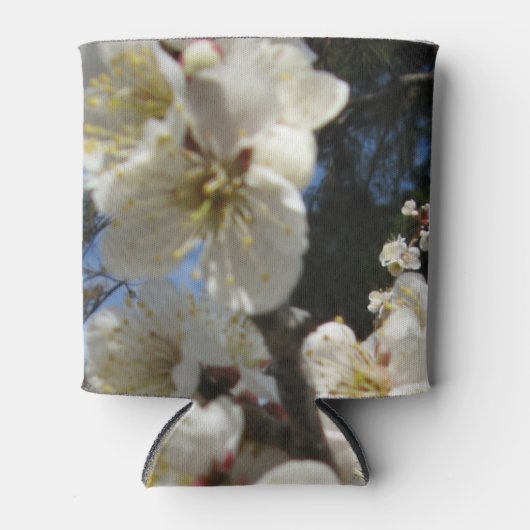 白さくらんぼの花/桜/ サクラ(桜) 缶クーラー (正面)