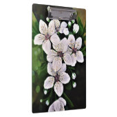 白さくらんぼ花アクリル クリップボード (右)