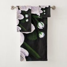 白さくらんぼ花アクリル