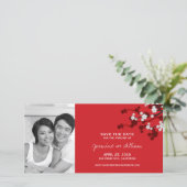 白さくらんぼ花咲きアジア桜花写真 セーブザデート (スタンド正面)