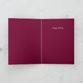 白さくらんぼ花花アートinアクリル カード (内部)