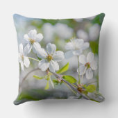 白さくらんぼ花 クッション (裏面)