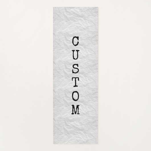 白しわのある紙プリント厚カスタムいヨガマット ヨガマット (正面)