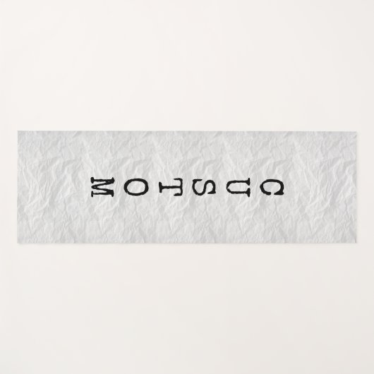 白しわのある紙プリント厚カスタムいヨガマット ヨガマット (正面(横))