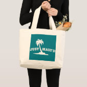 白ちょうどMauid ラージトートバッグ (正面(商品))