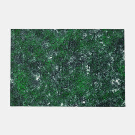 白っぽい灰色の岩または木の幹の上の緑の菌類 ドアマット