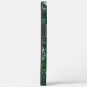 白っぽい灰色の岩または木の幹の上の緑の菌類 Case-Mate iPhoneケース (裏面 / 右)