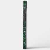 白っぽい灰色の岩または木の幹の上の緑の菌類 Case-Mate iPhoneケース (裏面 / 左)