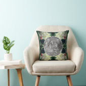 白つつじ花フレームあなたの写真を追加 クッション (椅子)