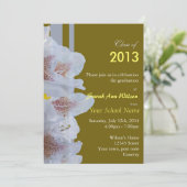 白つつじ花花卒業式パーティー招待状。 招待状 (スタンド正面)