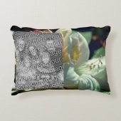 白つつじ花額写真の追加 アクセントクッション (正面)