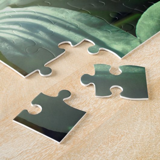 白つつじ花額写真の追加 ジグソーパズル (側面)