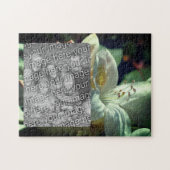 白つつじ花額写真の追加 ジグソーパズル (横)