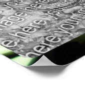 白つつじ花額写真の追加 ポスター (角)