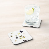 白で撃たれる蝶 コースター (右側)