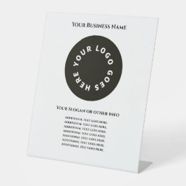 白で自分の文字とロゴを追加 台座サイン