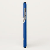 白でApple iPhone Xのケースだけで踊る。 Case-Mate iPhoneケース (裏面/左)