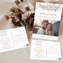 白とエレガント金ゴールドのバラヴィンテージ結婚式の写真