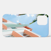 白とオレンジのコンクリート造の低角度写真 Case-Mate iPhoneケース (裏面 (横))