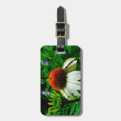 白とオレンジの円錐花 ラゲッジタグ