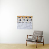 白とオレンジの建物 タペストリー (インサイチュ(横))