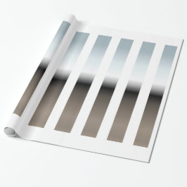 白とクロムラッピング紙 ラッピングペーパー