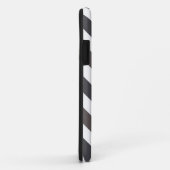 白とグレーのシェブロンZigzapパターン Case-Mate iPhoneケース (裏面/右)