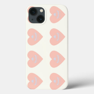白とピンクのカップケーキ iPhone 13ケース