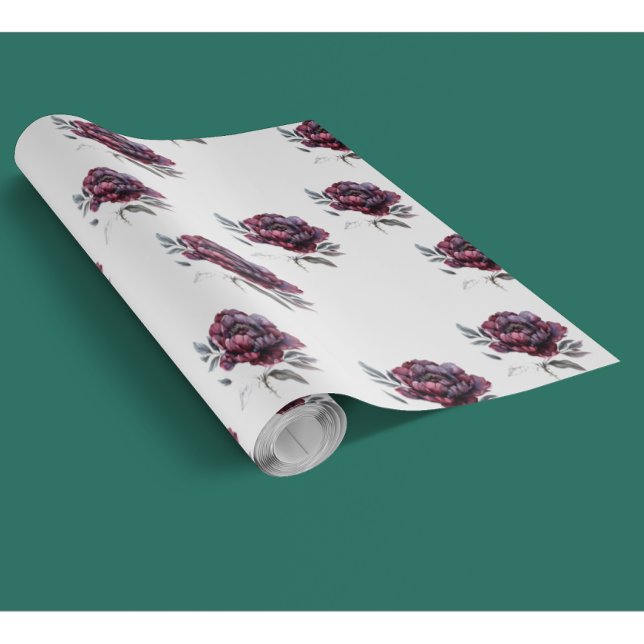 白とピンクのゴシック色の花のパターン 壁紙 (クリエイターアップロード済み)