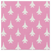 白とピンクのストライクイーグル戦闘機ジェットパターン