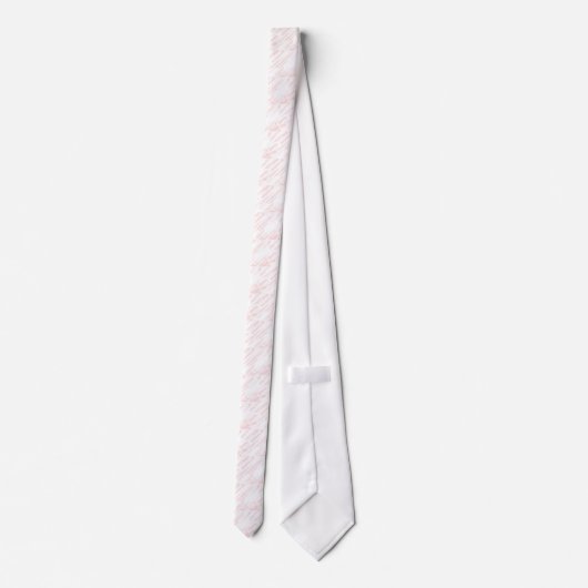 白とピンクのネクタイ ネクタイ (裏面)