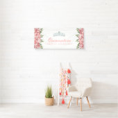 白とピンクのフローラキンセアニェラ 横断幕 (インサイチュ)