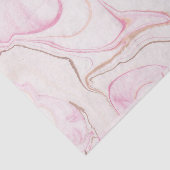 白とピンクのモダン大理石渦巻き 薄葉紙 (詳細)