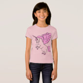 白とピンクのユニコーン (正面フル)