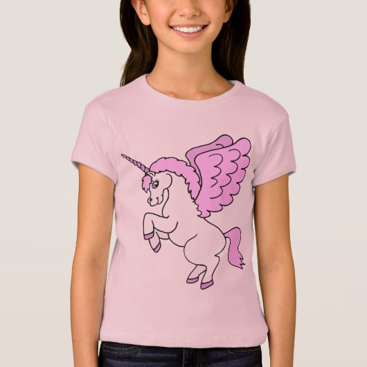 白とピンクのユニコーン (正面)