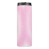 白とピンクのユニコーン タンブラー (裏面)