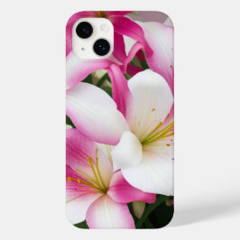 白とピンクのユリの花 Case-Mate iPhone 14 PLUSケース