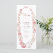 白とピンクのリトルカボチャのフラットメニュー メニュー (スタンド正面)