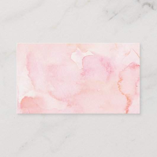 白とピンクの小さなかぼちゃおむつラッフル エンクロージャーカード (裏面)