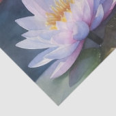 白とピンクの睡蓮の切り離し 薄葉紙 (詳細)