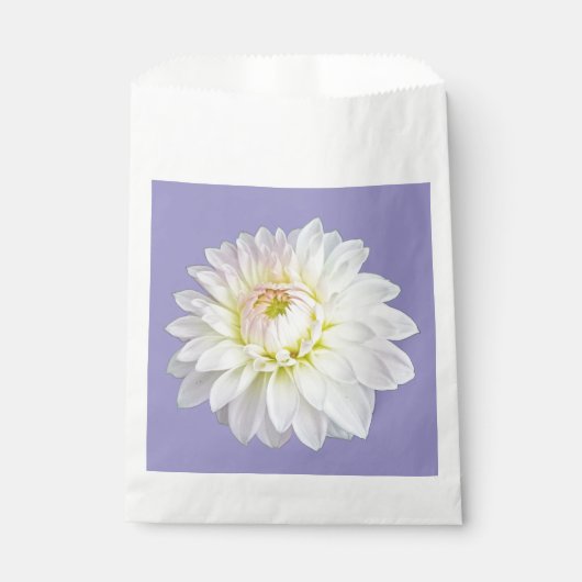白とピンクの花 フェイバーバッグ (正面)