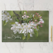 白とピンクの花 ペーパーパッド (インサイチュ)