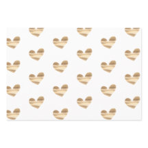 白とピンクの金ゴールドグラムとヒョウのハート