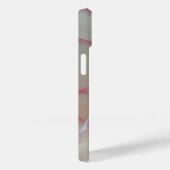 白とピンクカーネーション Case-Mate iPhoneケース (裏面 / 右)