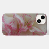 白とピンクカーネーション Case-Mate iPhoneケース (裏面 (横))