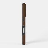 白とブラウンのライオン iPhone 16ケース (右側面)