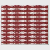 白とブルゴーニュ ラッピングペーパー (フラット)