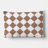 白とモチャムースのダイヤモンドパターン アクセサリーポーチ (裏面)