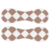 白とモチャムースのダイヤモンドパターン ソフトボール (パネル)